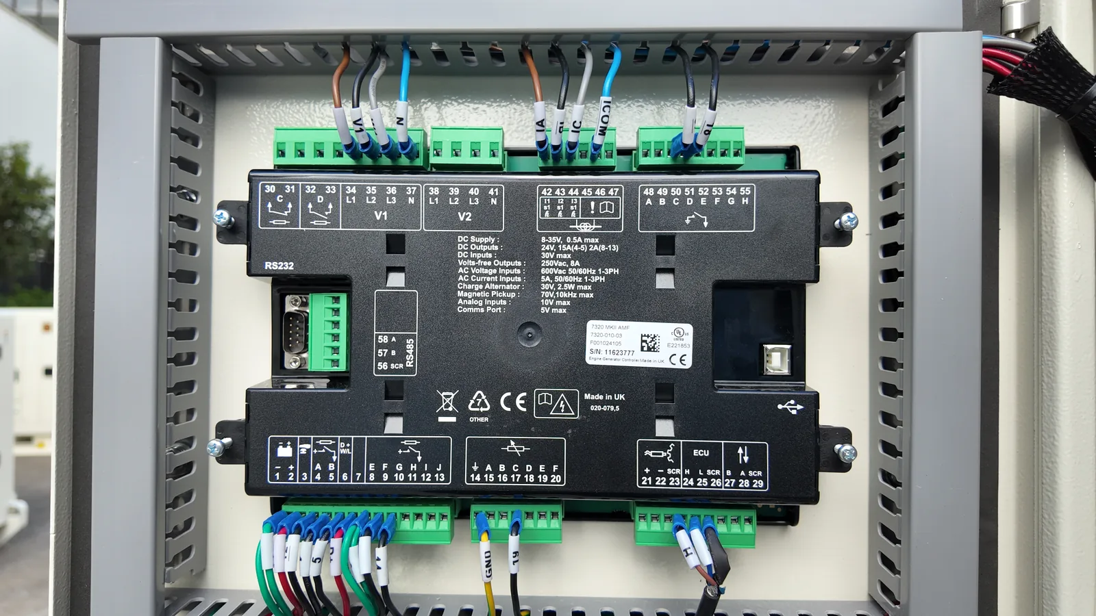 مولدة Perkins 350 kVA مفتوحة - 9